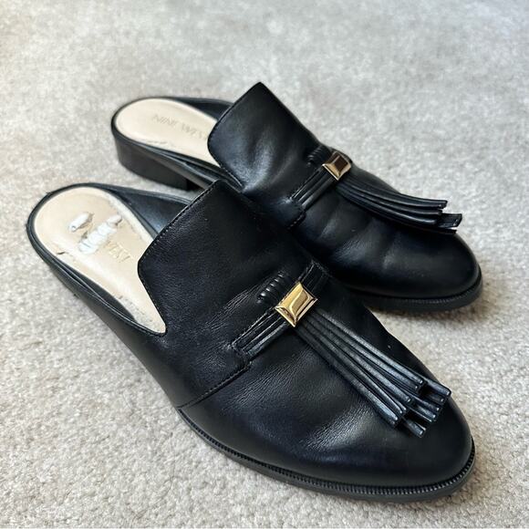 Nine West Black slip on flats size 7.5 - Picture 7 of 10